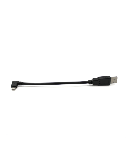 Micro-USB to USB-A Cable (6" Left Angle)