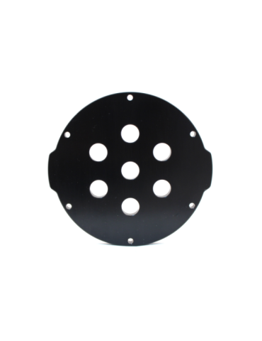 Aluminum End Cap with 7 Holes (3″ Series)