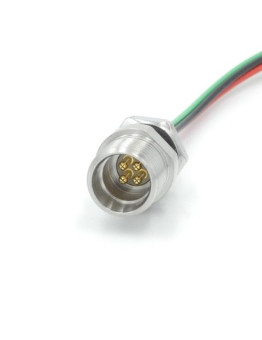 Cobalt 4-pin Connector on 1-meter Cable, Double-ended